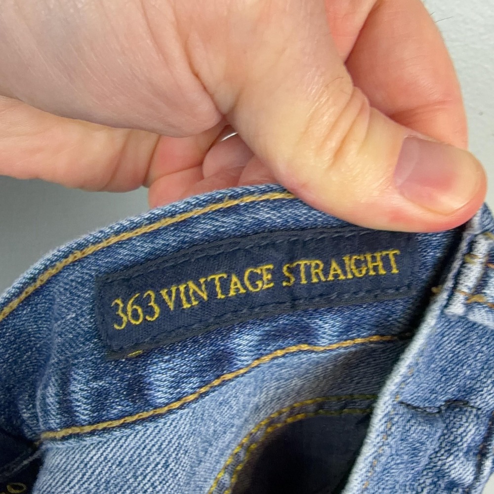 Lucky Brand 363 Vintage Straight Jeans Mens 30x30 Blue Medium Wash Denim Casual - Picture 5 of 9